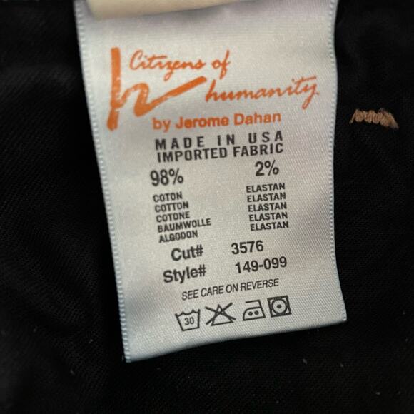 Citizens of Humanity Jackie #149 Stretch Straight Leg Jeans Sz 28 - Picture 13 of 13